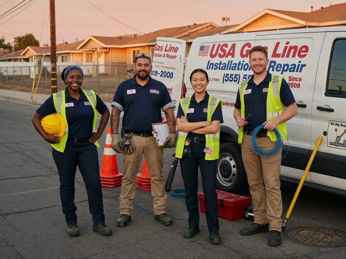 Gas Line Installation company in Ottine, TX
